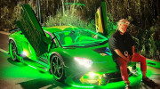 Tay chơi Lamborghini “dị” nhất thế giới: Phủ pha lê, kim cương kín dàn xe