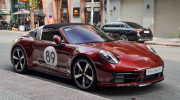 Hàng hiếm Porsche 911 Targa 4S Heritage Design ra phố ngày xuân