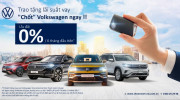 Volkswagen ưu đãi lãi suất 0% trong 6 tháng đầu cho các khách hàng mua xe