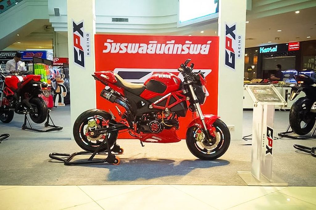 Xe máy Ducati Mini Monster 50CC màu đen đỏ  Xe Bảo Nam