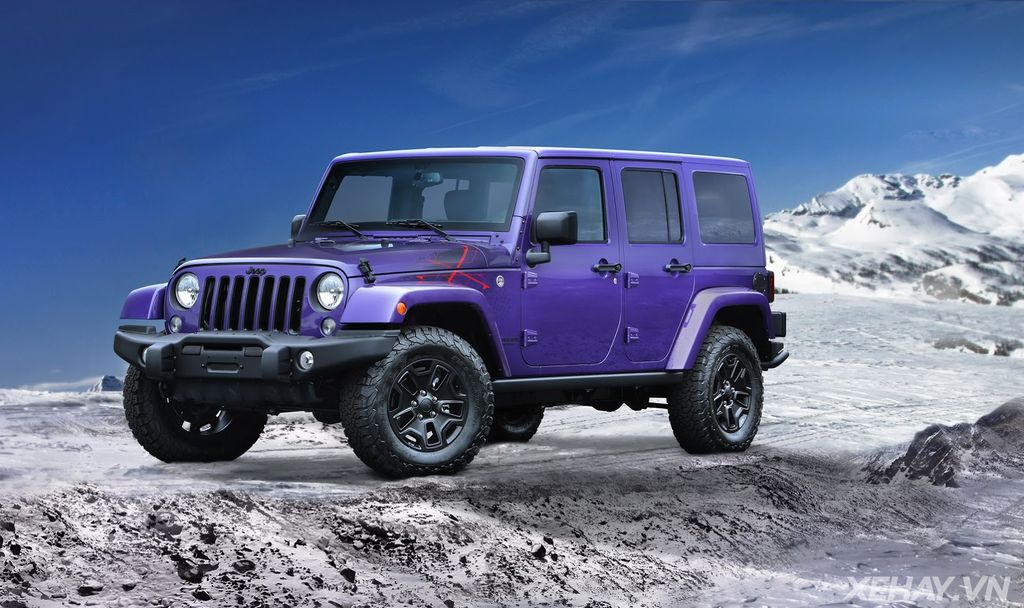 Jeep sẽ trình làng Wrangler Backcountry 2016 màu tím bóng mới lạ tại triển  lãm LA