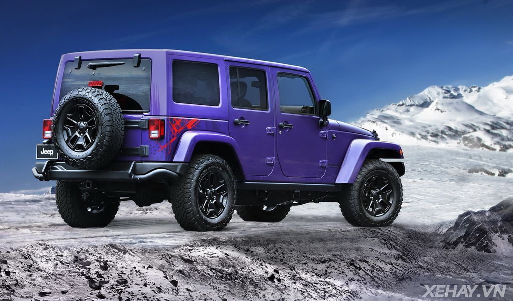 Jeep sẽ trình làng Wrangler Backcountry 2016 màu tím bóng mới lạ tại triển  lãm LA