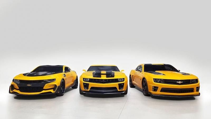  4 Chevrolet Camaros de la serie Transformers son subastados con fines benéficos