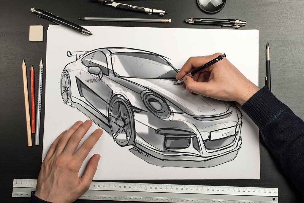 Thiết kế xe ô tô: Bạn là fan của những chiếc ô tô và muốn tìm hiểu về thiết kế của chúng? Hãy đến xem các bản thiết kế sáng tạo của những kỹ sư tài ba. Sắc động họa trên bức vẽ sẽ khiến bạn ngạc nhiên và thích thú.