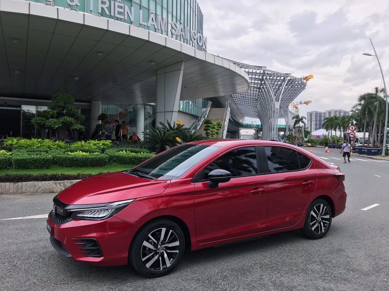 Honda City 2020 màu đỏ 