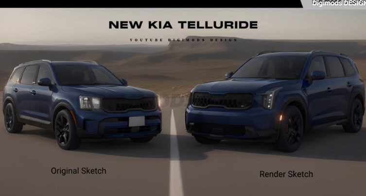 Xem trước Kia Telluride 2025 facelift: SUV cỡ trung có thiết kế mới mẻ, hiện đại hơn
