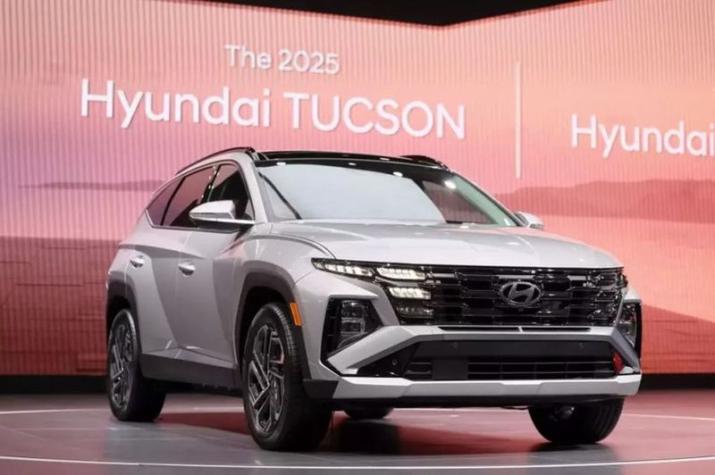 Hình ảnh Hyundai Tucson 2024 tại Mỹ với nhiều thay đổi ấn tượng