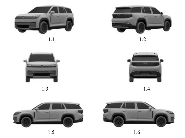 Mẫu SUV cỡ lớn xuất hiện tại nhà máy VinFast là xe mới hay là VF 9 thế hệ mới? Xehay SUV%20VF 210526 2