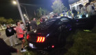 Ford Mustang mất lái, lao thẳng về phía đại lý Lamborghini