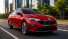 Skoda Slavia 2026 lộ diện trước thời điểm ra mắt: Đèn hậu đổi thiết kế, mâm mới và màn hình 10,25 inch