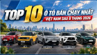 Top 10 ô tô bán chạy nhất Việt Nam sau 8 tháng 2026: VinFast áp đảo, xe Nhật bám đuổi