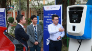 Trường Đại học công lập đầu tiên tại Hà Nội lắp đặt trạm sạc ô tô điện