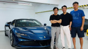 Cận cảnh siêu xe Ferrari SF90 Spider của doanh nhân Nguyễn Quốc Cường