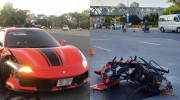 Chủ sở hữu chiếc xe Ferrari 488 gây tai nạn thương tâm ở Mỹ Đình là nhân viên ngoại giao nước ngoài