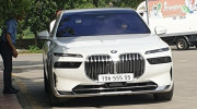 Biển ngũ quý 19A-555.55 giá 2,7 tỷ đồng đã chính thức được gắn lên chiếc BMW 7-Series