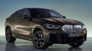 BMW X6 2020 cũng có lưới tản nhiệt lớn hơn nhưng vẫn chưa bằng X7