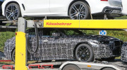 Bắt gặp BMW 4 Series Gran Coupe 2021 ngụy trang kín mít trên xe cẩu