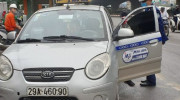 ‘Quét’ hàng loạt taxi, xe tải không đăng ký kiểm định, giấy phép lái xe