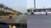 Hai nữ giới thương vong khi điều khiển xe máy vào đường dẫn lên nhà ga Nội Bài