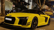 Sài Gòn: Bắt gặp siêu xe Audi R8 trên đường phố, nổi bật là bộ cánh màu vàng tươi