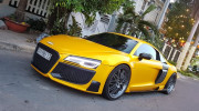 Sài Gòn: Audi R8 V10 Regula Tuning nổi bật với màu áo vàng rực rỡ