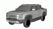 Bán tải điện của BYD lộ diện với thiết kế gợi liên tưởng đến Ford Ranger