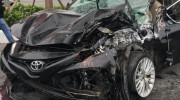 Hà Nội: Nữ tài xế lái Toyota Camry gây tai nạn liên hoàn