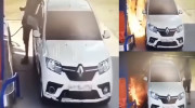 [VIDEO] Bật lửa hút thuốc khi đang đổ xăng, tài xế suýt biến thành “ngọn đuốc sống”