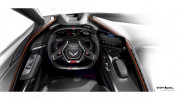 Bản thảo chính thức hé lộ thiết kế khoang lái trên C8 Corvette Z06