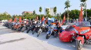 CLB Motor Nghệ An kỷ niệm sinh nhật lần thứ 4 bằng màn diễu hành hoành tráng độc đáo nhất Việt Nam