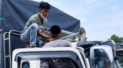 Công an tỉnh Lâm Đồng ra quân dẹp vấn nạn còi hơi trên xe tải