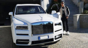 Rolls-Royce Cullinan tiếp tục gây chú ý khi xuất hiện trong bộ sưu tập xe của Cristiano Ronaldo