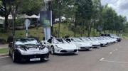 “Đã mắt” với hàng chục chiếc siêu xe Ferrari đủ chủng loại được trưng bày tại Đắk Lắk