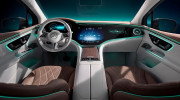 Mercedes-Benz EQE SUV lần đầu lộ ảnh nội thất, điểm nhấn là cụm màn hình kích thước 