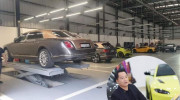 Doanh nhân Hoàng Kim Khánh cho cả dàn xe trăm tỷ đi bảo dưỡng, toàn bộ là xe chính hãng