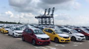 Lô xe Honda Brio số lượng lớn cập cảng Việt Nam - 