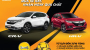 Honda Việt Nam triển khai khuyến mãi cho khách hàng mua xe CR-V và HR-V trên toàn quốc