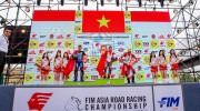 Giải đua xe mô tô châu Á ARRC 2024 vòng 2: Quốc ca Việt Nam lần đầu ngân vang tại đấu trường châu lục
