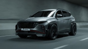 Hyundai Tucson 2022 trông hầm hố hơn với gói độ thân rộng Prior Design