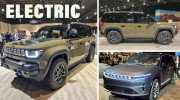 Lộ diện thiết kế bộ đôi SUV điện Jeep Wagoneer và Jeep Recon