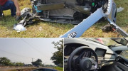 Tây Ninh: Kia Cerato 2019 bị đâm vỡ mặt mà túi khí không bung