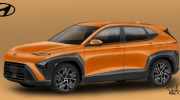 Hyundai Kona Electric 2024 rò rỉ thiết kế ngoại thất