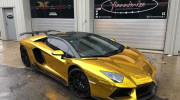 Chán phong cách nhà giàu Dubai, chủ nhân chiếc Lamborghini Aventador thuê thợ bóc hết lớp mạ vàng