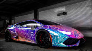 Chiêm ngưỡng Lamborghini Huracan phát sáng rực rỡ của nam ca sĩ Chris Brown