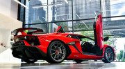 Hàng hiếm Lamborghini Aventador SVJ màu đỏ Rosso Mars về tay đại gia Thái với giá gần 40 tỷ VNĐ
