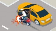 Mở cửa ô tô không quan sát gây tai nạn bị xử phạt thế nào?