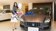 Ã háº­u ThÃºy VÃ¢n - ngÆ°á»i dáº«n Shark Tank 2018 táº­u Maserati Quattroporte 7,9 tá»· Äá»ng
