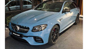Ngắm Mercedes-AMG E63 S tuyệt đẹp trong màu áo China Blue dịu mát