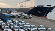 Hàng nghìn ô tô hạng sang vận chuyển tới Nga “mắc kẹt” tại cảng Zeebrugge