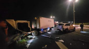 Hà Nội: Tai nạn liên hoàn khiến 7 ô tô hư hỏng trên cao tốc Pháp Vân - Cầu Giẽ
